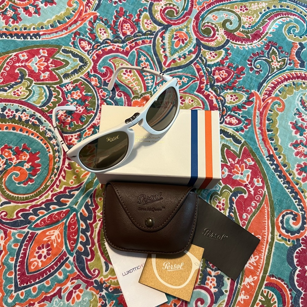 Persol Sunglasses Limited edition Steve McQueen CENTENARY foldable 714 -S-M